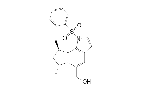[(6R,8R)-1-(benzenesulfonyl)-6,8-dimethyl-7,8-dihydro-6H-cyclopenta[g]indol-5-yl]methanol