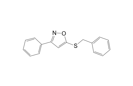 Isoxazole, 3-phenyl-5-[(phenylmethyl)thio]-