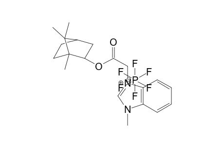 1-Methyl-3-(2-oxo-2-((1,7,7-trimethylbicyclo[2.2.1]heptan-2-yl)oxy)ethyl)-1H-benzo[d]imidazol-3-ium hexafluorophosphate(V)