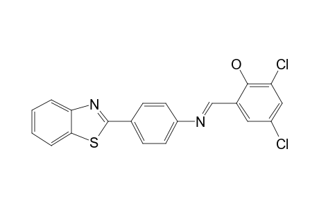 2-[(4-Benzothiazol-2-ylphenylimino)methyl]-4,6-dichlorophenol