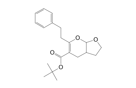6-Phenethyl-3,3a,4,7a-tetrahydro-2H-furo[2,3-b]pyran-5-carboxylic acid tert-butyl ester