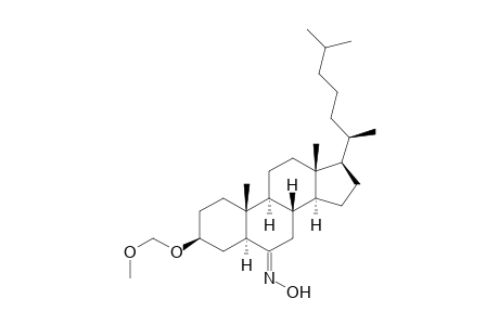 Cholestan-6-one, 3-(methoxymethoxy)-, oxime, (3.beta.,5.alpha.)-