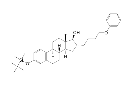 Estra-1,3,5(10)-trien-17-ol, 3-[[(1,1-dimethylethyl)dimethylsilyl]ox y]-16-(4-phenoxy-2-butenyl)-, (16.alpha.,17.beta.)-
