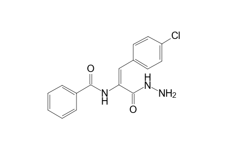 N-[(E)-2-(4-Chlorophenyl)-1-(hydrazinocarbonyl)ethenyl]benzamide