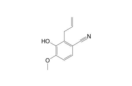 2-Allyl-3-hydroxy-4-methoxybenzonitrile