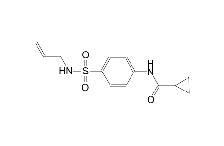 N-{4-[(allylamino)sulfonyl]phenyl}cyclopropanecarboxamide
