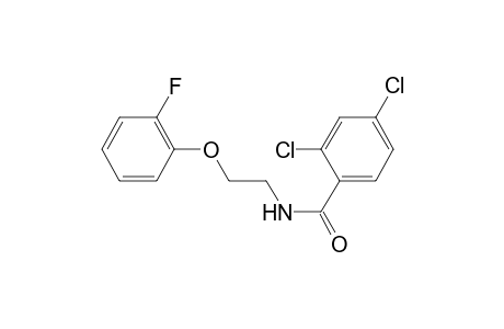 2,4-Dichloro-N-[2-(2-fluorophenoxy)ethyl]benzamide
