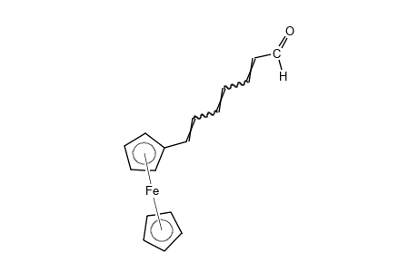 CYCLOPENTADIENYL[(6-FORMYL-1,3,5-HEXATRIENYL)CYCLOPENTADIENYL]IRON