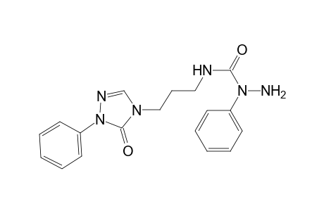 4-[3-(2-Phenyl-2,4-dihydro-1,2,4-triazol-3-one-4-yl)-propyl]-2-phenylsemicarbazide