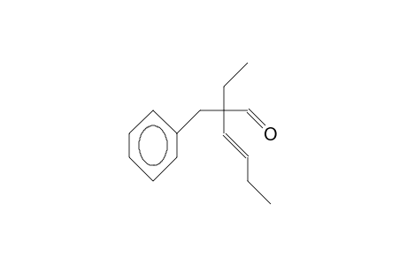 2-Benzyl-2-ethyl-trans-3-hexenal