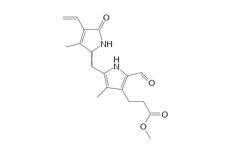 5'-Formyl-1,5-dihydro-3,3'-dimethyl-5-oxo-4-vinyl-2,2'-pyrromethen-4'-propionic acidmethylester