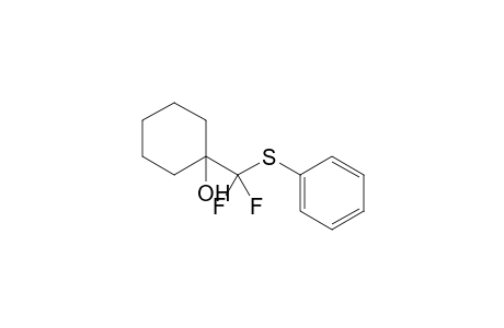 1-[bis(fluoranyl)-phenylsulfanyl-methyl]cyclohexan-1-ol