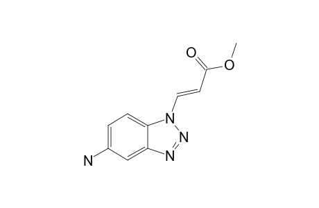 METHYL-(E)-3-[5-AMINOBENZOTRIAZOL-1-YL]-PROPENOATE