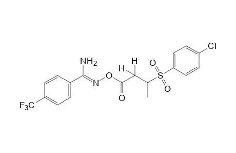 O-{3-[(p-chlorophenyl)sulfonyl]butyryl}-alpha,alpha,alpha-trifluoro-p-toluamidoxime