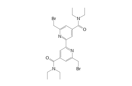 6,6'-BIS-(BROMOMETHYL)-N,N,N',N'-TETRAETHYL-2,2'-BIPYRIDINE-4,4'-DICARBOXAMIDE