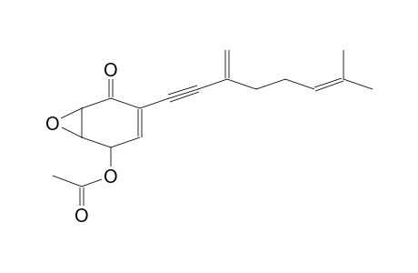 7-OXABICYCLO[4.1.0]HEPT-3-EN-2-ONE, 5-(ACETYLOXY)-3-(7-METHYL-3-METHYLENE-6-OCTEN-1-YNYL)-