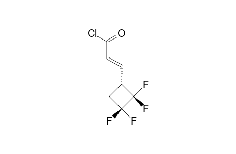 3-(2,2,3,3-TETRAFLUOROCYCLOBUTYL)-ACRYLIC-ACID-CHLORIDE;TRANS-ISOMER