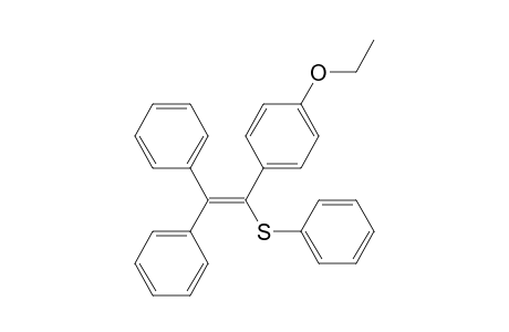 1-(p-Ethoxyphenyl)-1-(phenylthio)-2,2-diphenylethene