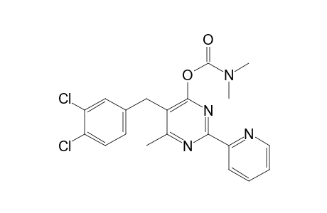 5-(3,4-dichlorobenzyl)-6-methyl-2-(2-pyridyl)-4-pyrimidinol, dimethylcarbamate (ester)