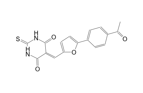 5-{[5-(4-acetylphenyl)-2-furyl]methylene}-2-thioxodihydro-4,6(1H,5H)-pyrimidinedione