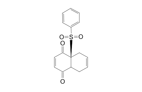 8a-(benzenesulfonyl)-5,8-dihydro-4aH-naphthalene-1,4-dione