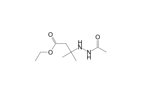 Ethyl 3-(2-acetylhydrazineo)-3-methylbutyrate