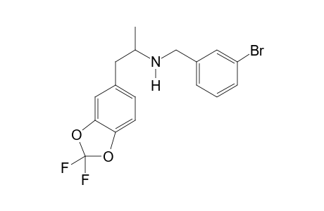 N-(3-Bromobenzyl)-3,4-difluoromethylenedioxyamphetamine