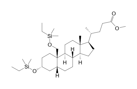 (4R)-4-[(3R,5R,8S,9S,10R,13R,14S,17R)-3-[ethyl(dimethyl)silyl]oxy-10-[[ethyl(dimethyl)silyl]oxymethyl]-13-methyl-2,3,4,5,6,7,8,9,11,12,14,15,16,17-tetradecahydro-1H-cyclopenta[a]phenanthren-17-yl]pentanoic acid methyl ester