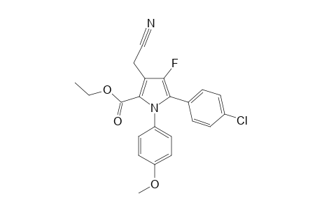 ETHYL-5-(4-CHLOROPHENYL)-4-FLUORO-3-CYANOMETHYL-1-(4-METHOXYPHENYL)-1H-PYRROLE-2-CARBOXYLATE