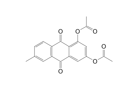 acetic acid (3-acetoxy-9,10-diketo-6-methyl-1-anthryl) ester