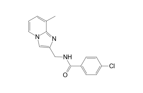 4-Chloro-N-[(8-methylimidazo[1,2-a]pyridin-2-yl)methyl]benzamide