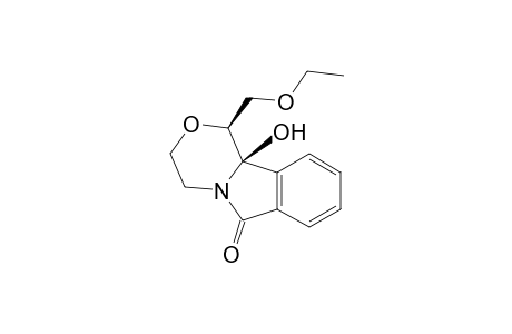 6H-[1,4]Oxazino[3,4-a]isoindol-6-one, 1-(ethoxymethyl)-1,3,4,10b-tetrahydro-10b-hydroxy-, cis-