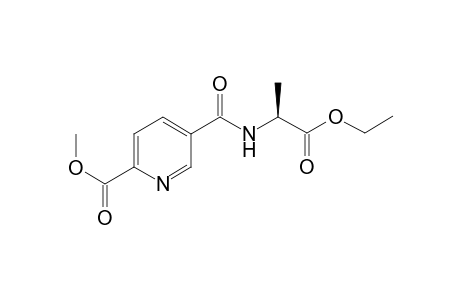 (S)-methyl 5-(1-ethoxy-1-oxopropan-2-ylcarbamoyl)picolinate