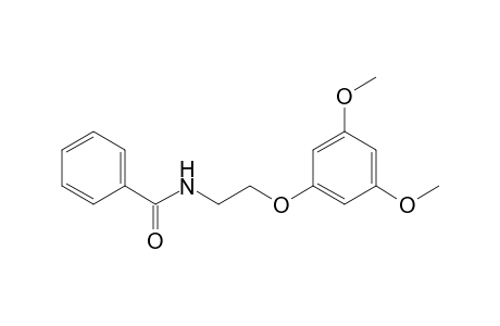 Benzamide, N-[2-(3,5-dimethoxyphenoxy)ethyl]-