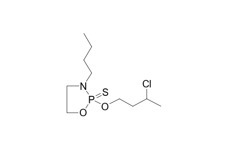 2-THIOXO-2-(3-CHLOROBUTYL)-3-BUTYL-1,3,2-OXAZAPHOSPHOLANE