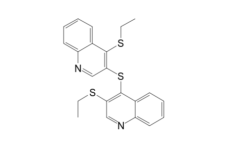 3-(ethylthio)-4-[[4-(ethylthio)-3-quinolinyl]thio]quinoline