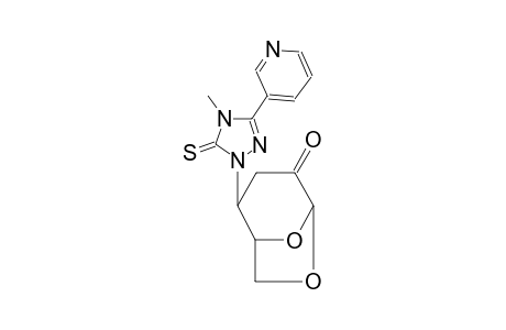 (1S,2S,5R)-2-(4-methyl-3-(pyridin-3-yl)-5-thioxo-4,5-dihydro-1H-1,2,4-triazol-1-yl)-6,8-dioxabicyclo[3.2.1]octan-4-one