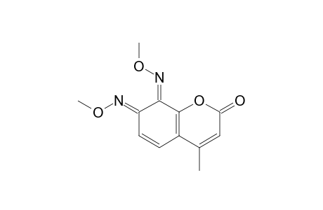 7,8-Bis(methoxyimino)-4-methylchromene-2-one