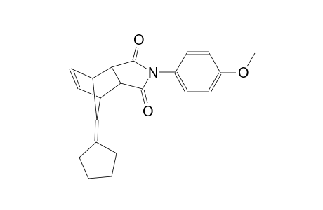 10-cyclopentylidene-4-(4-methoxyphenyl)-4-azatricyclo[5.2.1.0~2,6~]dec-8-ene-3,5-dione