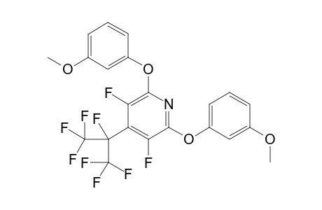 3,5-Difluoro-2,6-bis-(3-methoxyphenoxy)-4-(1,2,2,2-tetrafluoro-1-trifluoromethyl-ethyl)-pyridine