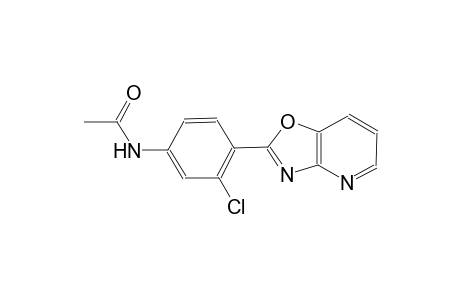 acetamide, N-(3-chloro-4-oxazolo[4,5-b]pyridin-2-ylphenyl)-