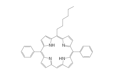 5-Hexyl-10,20-diphenylporphyrin