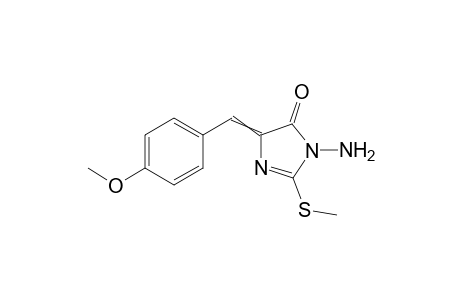 3-Amino-5-[(4-methoxyphenyl)methylene]-2-methylsulfanyl-imidazol-4-one