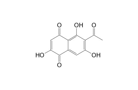 1,4-Naphthoquinone, 6-acetyl-2,5,7-trihydroxy-