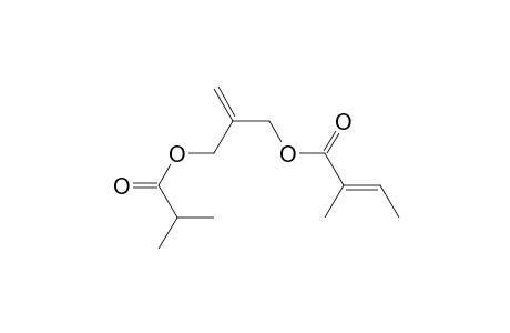 2-Methylidenepropane-1,3-diyl-1((E)-2'-methyl-2'-butenoate)-3-isobutyrate