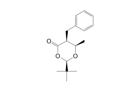 (2R,5S,6R)-5-Benzyl-2-tert-butyl-6-methyl-1,3-dioxan-4-one