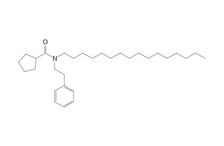 Cyclopentanecarboxamide, N-(2-phenylethyl)-N-hexadecyl-