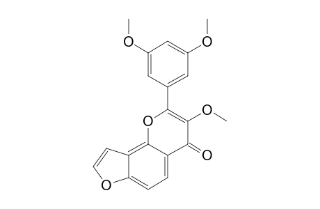 PONGAPINNOL-B;3,3',5'-TRIMETHOXY-FURO-[8,7-4'',5'']-FLAVONE