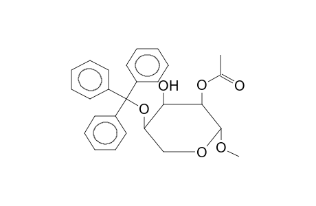 METHYL 2-O-ACETYL-4-O-TRITYL-BETA-D-RIBOPYRANOSIDE