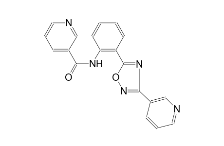 3-pyridinecarboxamide, N-[2-[3-(3-pyridinyl)-1,2,4-oxadiazol-5-yl]phenyl]-